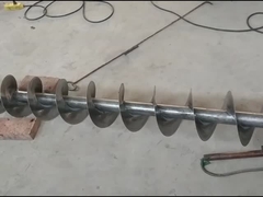 鉄鋼製のコンベヤー用ローガースクリュー 連続飛行ローガー製造 完全支払