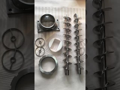 アウガー不?? 鋼 フィードスクリュー 工場 バレル ワーム 硬化 鋼 フィードスクリュー