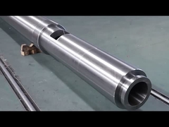 プラスチックのエクストルーダーマシンのためのカスタマイズされたバイメタルクエクストルーションスクリュー円形ツインスクリューエクストルーダー