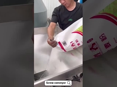 化学工業用 柔軟性のある傾斜螺旋輸送機