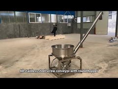 工業用ホッパーチューブステンレス鋼U型スクリューフィッダーコンベヤー