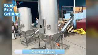 カスタム 304 ステンレス鋼のチャコール グリル耐腐食性、耐酸化性、高温