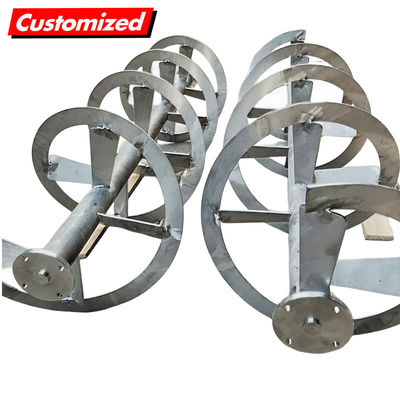 良い価格 粘度インペラー 螺旋リボンアギタター 機械用のオーバーシールスクリュー オンライン