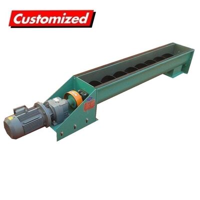 良い価格 OEM 産業用炭素鋼 耐熱 化工および鉱山輸送のためのカスタマイズされたスクリューオーガー輸送機 オンライン