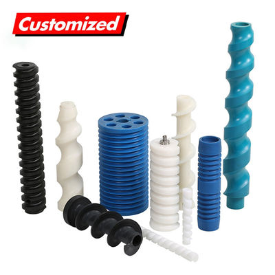 良い価格 製造 カスタム食品グレードコンベヤー 柔軟なスピラルアグア Upe Hdpe Pp Uhmwpe Pom ナイロンスクリュー プラスチックアグア Cnc Pars マシン 操作が簡単なスクリューコンベヤー オンライン