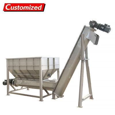 良い価格 大容量の材料搬送と搬送物に適したカスタマイズされたヘリカルシャフトレススクリューコンベア オンライン