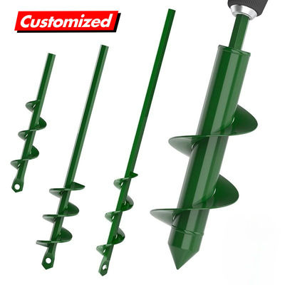 良い価格 ガーデン穴掘り用カスタマイズされた高精度食品グレードオーガースクリュー螺旋ドリルビット オンライン