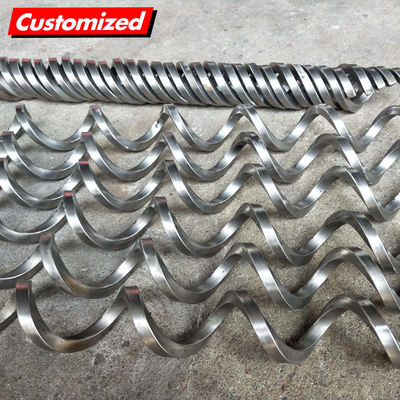 良い価格 高精度で食品グレードのステンレス鋼でカスタマイズ可能なシャフトレススピラルブレードオガースクリュー オンライン