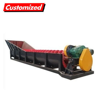 品質 15トン/時間 スパイラル砂洗浄機 スパイラル砂洗浄機 オーガーコンベヤー オーダーメイド 工場