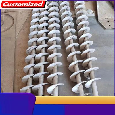 良い価格 高精度ステンレス鋼 SS304 SS316 軸のないアゲルスクリュー コンベアファーム機械のためにカスタマイズ可能 オンライン