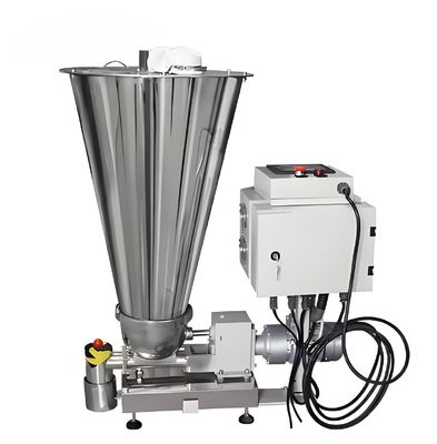 良い価格 PLC制御のツインスクリューアガーフィッダー ディープスクリューチャネルとカスタマイズ可能な出力容量で連続的な材料輸送 オンライン