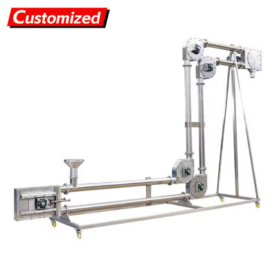 良い価格 完全に閉ざされたパイプラインチェーンコンベヤー 塵のない粉末輸送を達成 工業グレードの粉末ゼロリーク 環境設備 OEMサポート オンライン