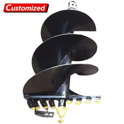 良い価格 カスタム掘削機オーガービットコンパクト掘削機用ドリルアタッチメント油圧ドリルビット油圧ドリルドライブ掘削機、トラクター、ジャッキ、バックホー オンライン