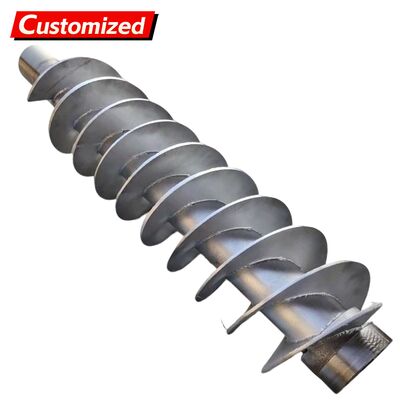 良い価格 カスタムステンレス鋼および炭素鋼スクリューコンベアブレード（シャフト/シャフトレス設計、スクリューコンベアコンポーネント用、エネルギー＆鉱業、農場、建設工事） オンライン