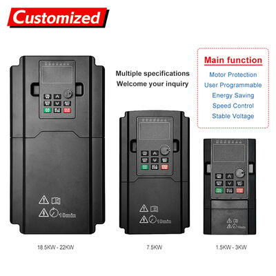 良い価格 モーター保護用 定制 10 kW 三相変頻駆動 (VFD) 220V/380V オンライン