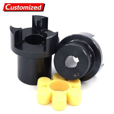 良い価格 OEM カスタマイズされた5点設計 柔軟な鋼直角スラインシャフト結合 キーウェイの角型構造と2000n-mの定番トルク オンライン