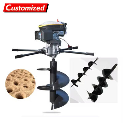 良い価格 空冷2ストロークエンジン搭載ポータブルオーガーボーリングマシン（多用途な土壌・氷上掘削用） オンライン